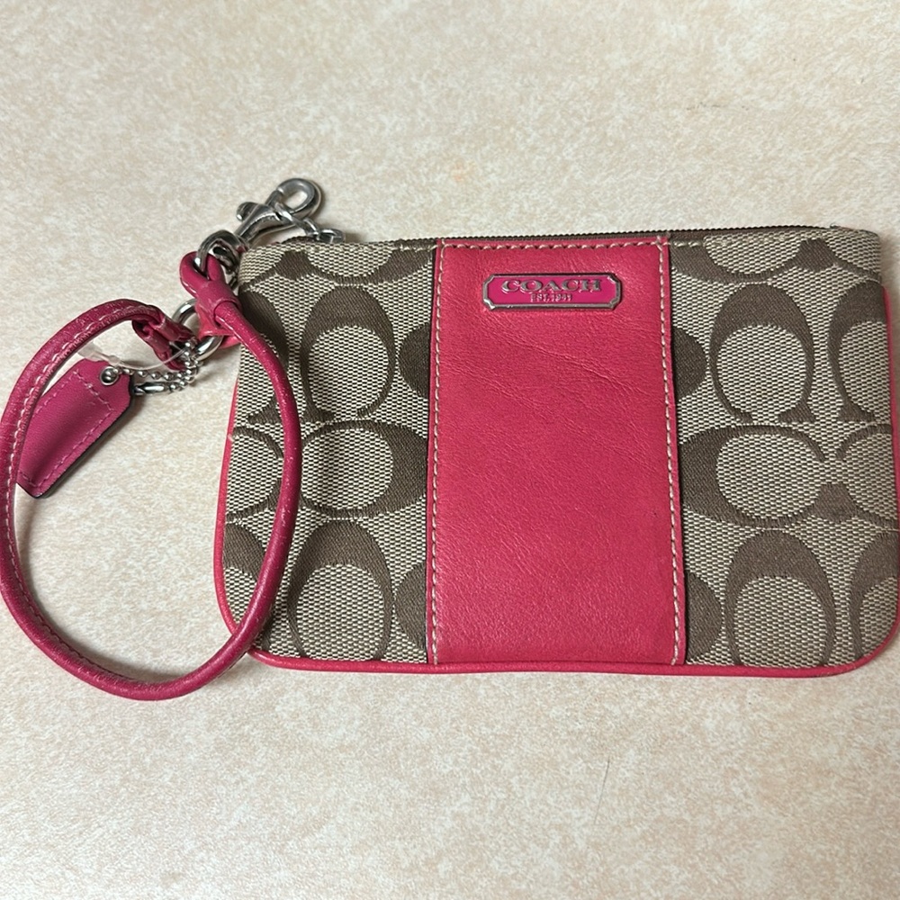 Coach wristlet